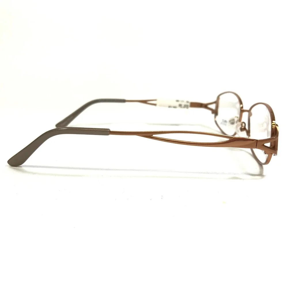 Affordable Designs Eyeglasses Frames WILMA Brown Rectangular Full Rim 54-18-145